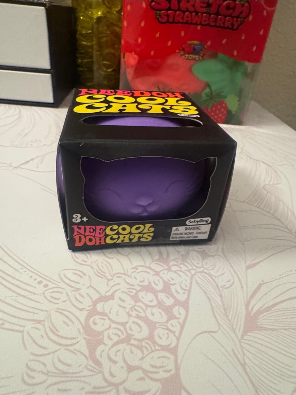 NeeDoh Cool Cats Purple Stress Toy